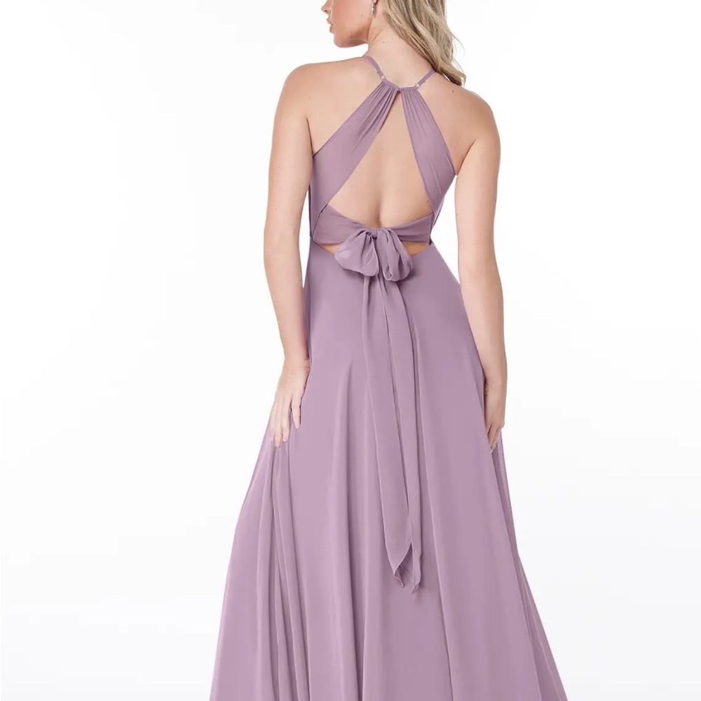 Azazie Evalleen dress in Wisteria